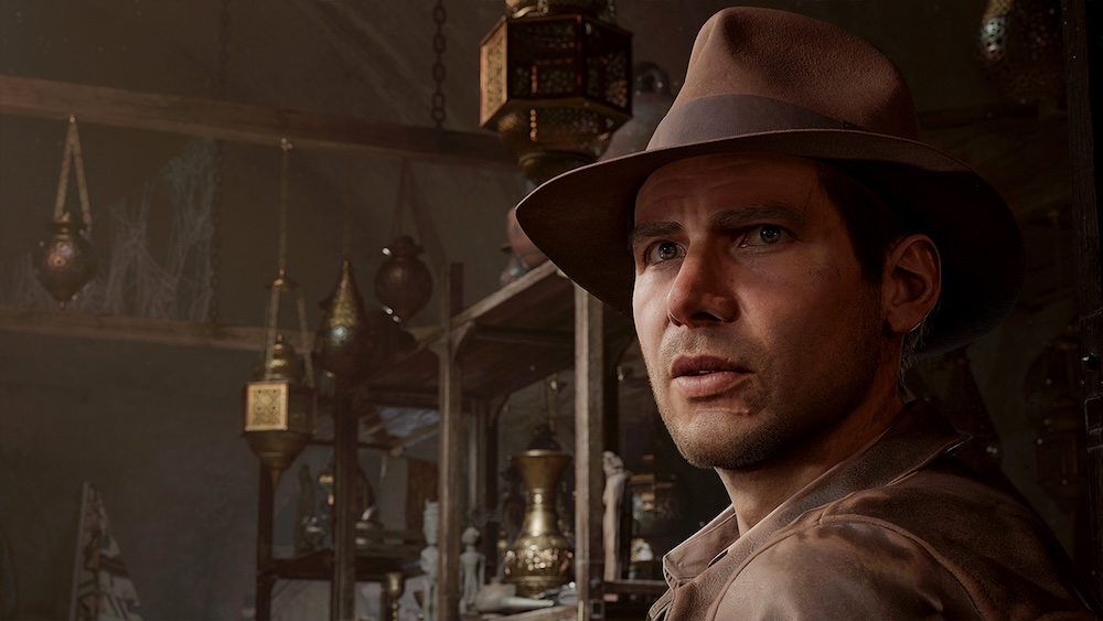 Indiana Jones erkundet antike Ruinen im Abenteuer Indiana Jones und der Große Kreis auf Nintendo Switch 2
